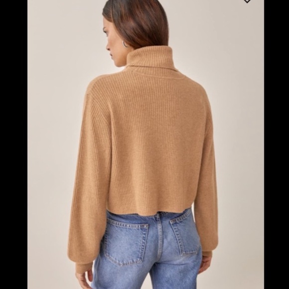 Reformation Luisa Tan Turtleneck Sweater - Picture 3 of 6